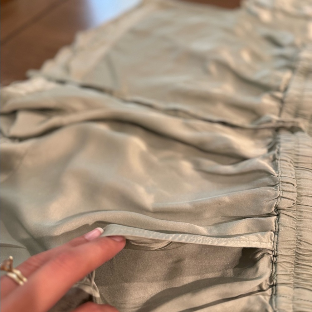 BHLDN Anthropologie Juniper Scalloped Short Pajama Set Sz Small Dainty Feminine - Picture 5 of 10